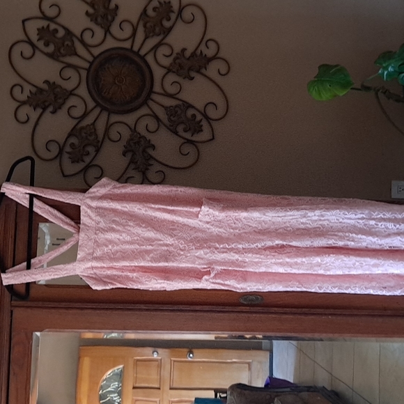 Bnwt Line and dot lace overalls - Picture 1 of 3